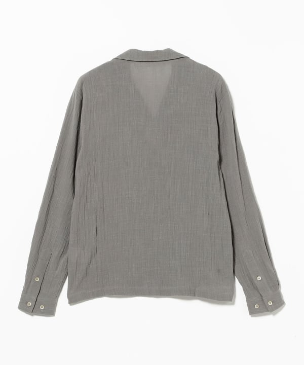 Sefr / EVERYDAY SHIRT コットン オープンカラー シャツ