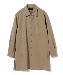 ▲TA CA Si / ウールコットンツイル ロングシャツ◎