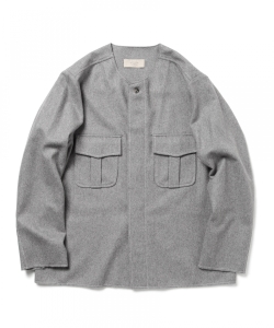 ▲MAISON FLANEUR / ノーカラーシャツ