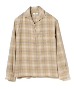 ▲CMMN SWDN / LEAD ハーフジップシャツ