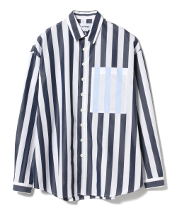 ▲SUNNEI / ストライプ オーバーシャツ