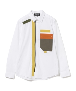 ▲HACKED by_ / MAXIM ジップアップシャツ