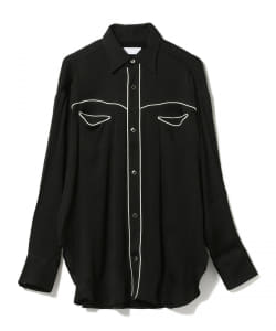 ▲INVERT / ビッグ ウエスタンシャツ