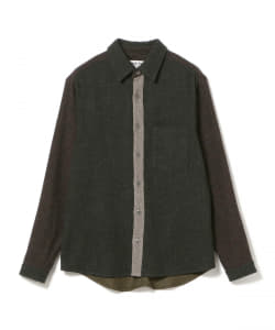 ▲FRANK LEDER / ヴィンテージファブリック パネルシャツ