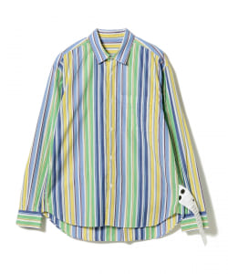 ▲GOODNEIGHBORS SHIRTS / BOBBY ブロード マルチストライプ レギュラーカラーシャツ