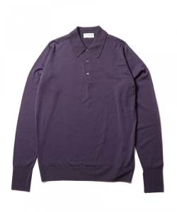 ▲JOHN SMEDLEY / 別注 DORSET -30ゲージニットポロ-