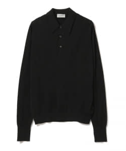 ▲JOHN SMEDLEY / FINCHLEY 30ゲージ コットンニットポロ