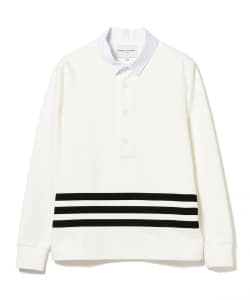 ▲DANIEL w. FLETCHER / ストライプ ラグビーシャツ