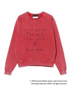 【別注】U/MUSIC × IG / DANIEL JOHNSTON IT'S A GROOVY グラフィック スウェット
