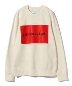 ▲Calvin Klein Jeans / BOX LOGO スウェットシャツ◎
