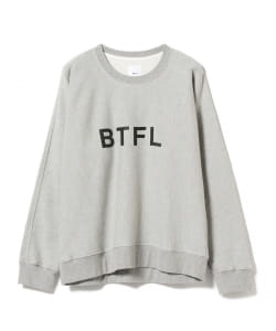 ▲BTFL / クルーネック スウェットシャツ