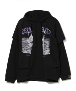 ＜MEN＞RAF SIMONS / レイヤードフーディー