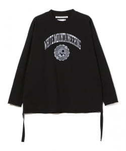 White Mountaineering / フロッキープリント ロングTシャツ
