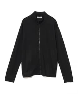 【別注】SLOANE / ウールテンジク フルジップ スタンドカラー ニット
