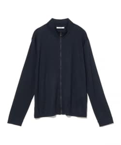 【別注】SLOANE / ウールテンジク フルジップ スタンドカラー ニット