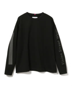 ▲vision by vision street wear / リフレクター ロゴ ロングスリーブTシャツ