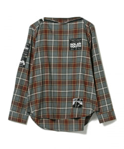 ▲RAF SIMONS / ビッグフィット チェック パンクシャツ