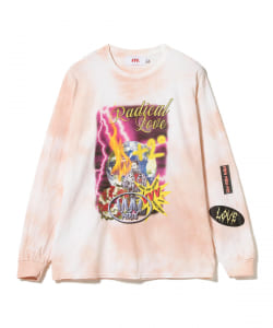 ▲Veni Vedi Vici / RADICAL LOVE タイダイ プリントTシャツ