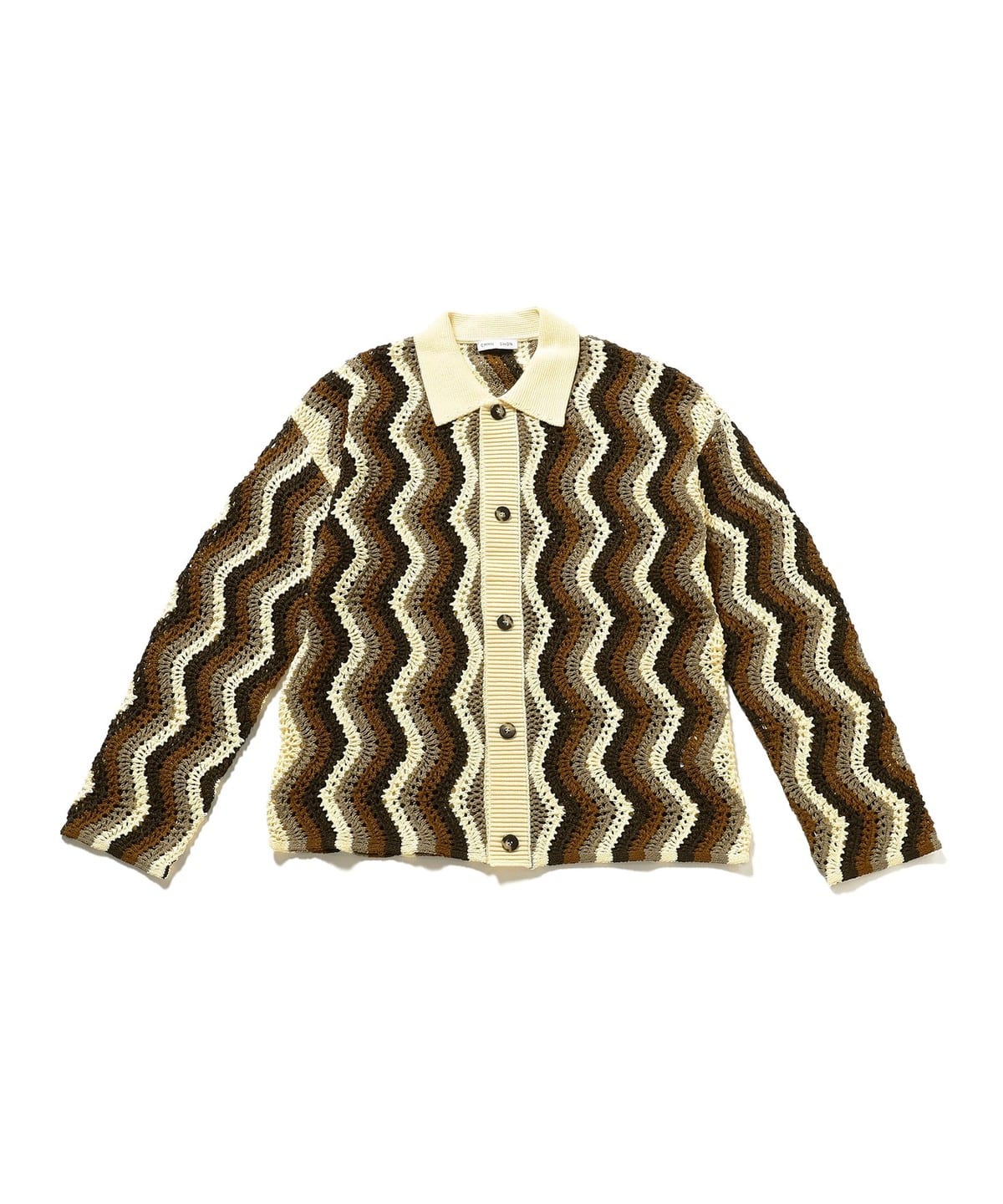 ALEXANDER McQUEEN 弱々しい 変形ニットカーディガン ウール100