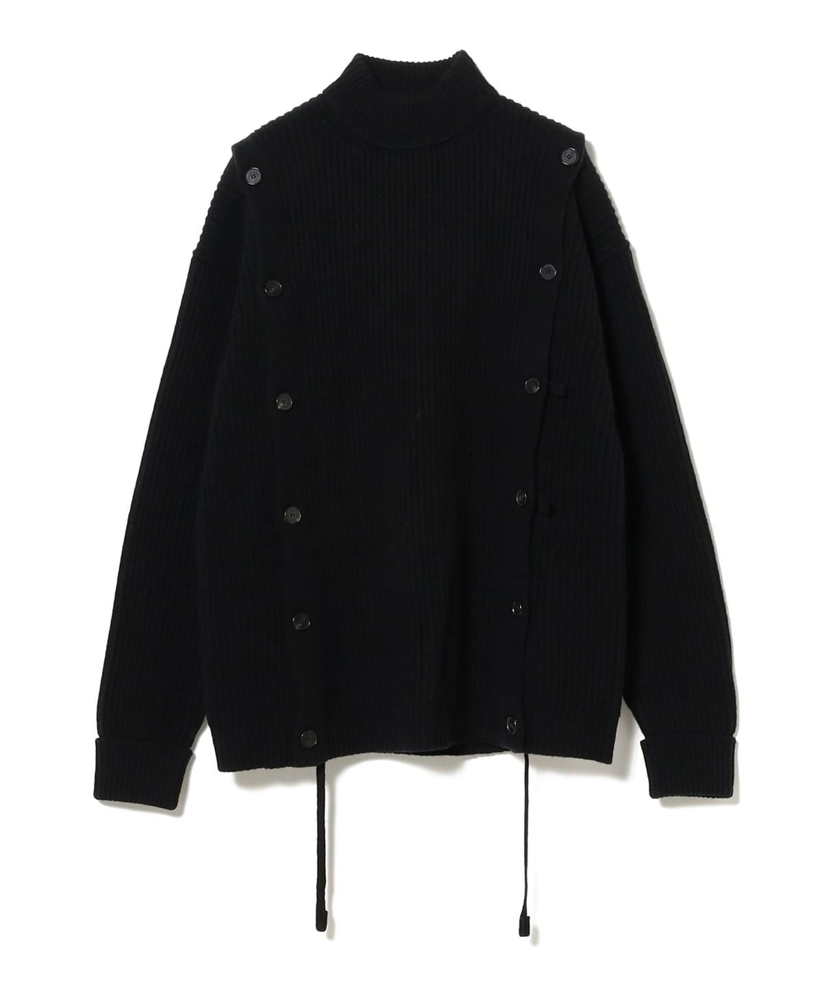 SETCHU / モックネックニット トップス MEN BLACK 2 SETCHU / モックネックニット トップス MEN BLACK 2