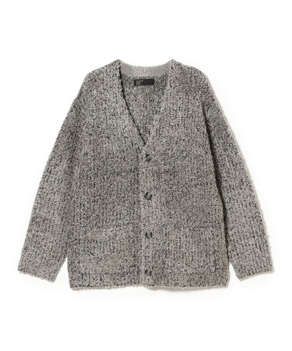 BEAMS 100%ウール カーディガン M ダークグレー International Gallery BEAMS（インターナショナルギャラリー ビームス