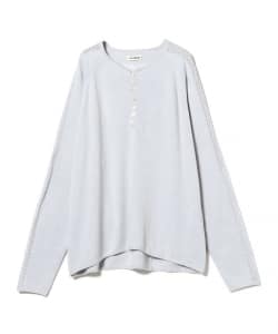 【タイムセール】nakedgauge / GLEANER ヘンリーネックニット