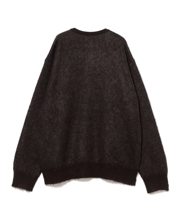 【美品】BEAMS ビームス モヘヤ混 シャギーニット カーディガン XL BEAMS HEART（ビームス ハート）【10/2再値下げ】【EXCLUSIVE