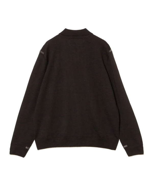 希少 INOUE BROTHERS アルパカ ニット セーター L ブラック THE INOUE BROTHERS シュプリームロイヤルアルパカ Vネック セーター