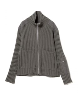 ENCOMING / ニット ジップ ブルゾン