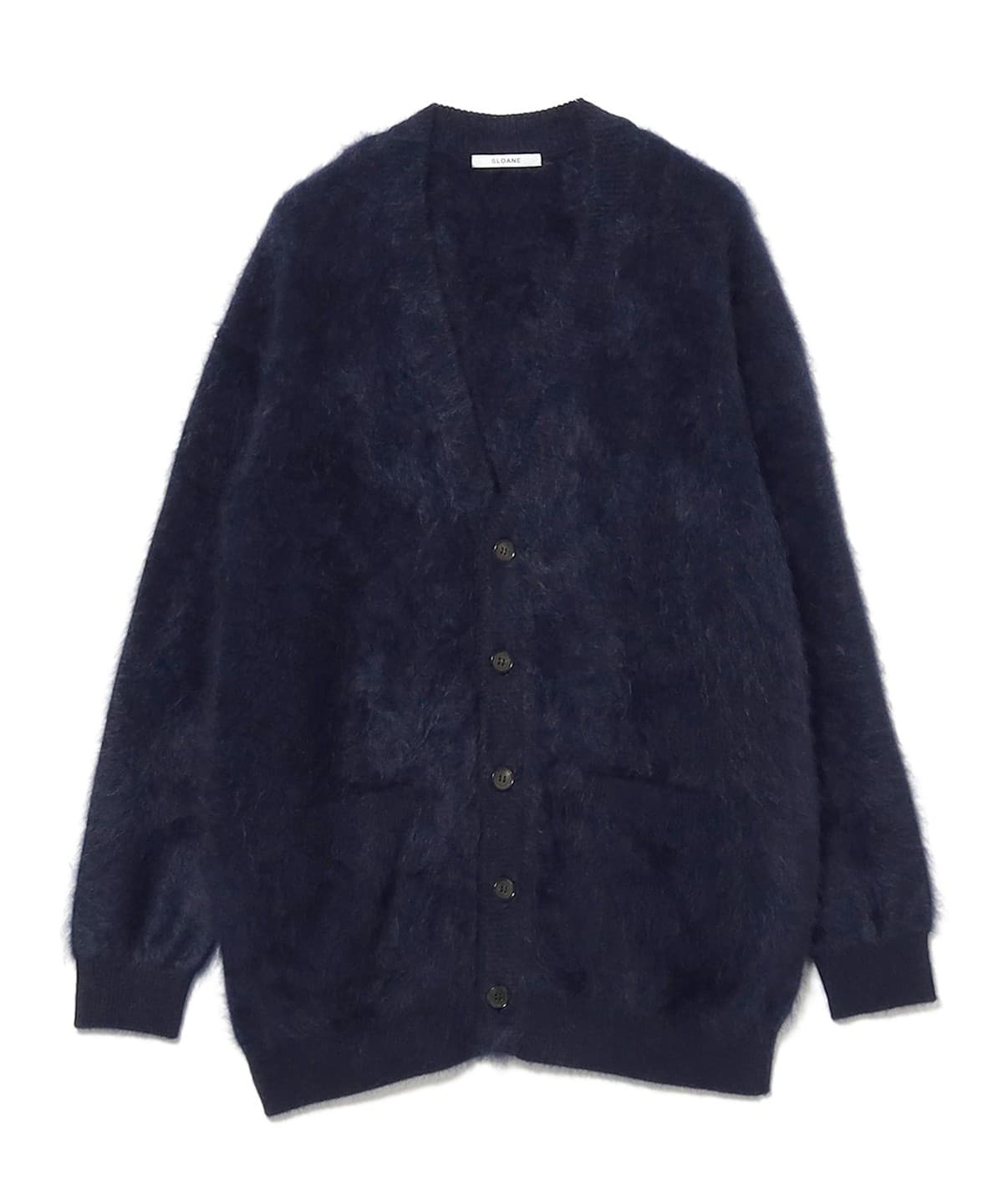 【別注】SLOANE スローン / ファー カシミヤ カーディガン トップス MEN NAVY(15801) 3