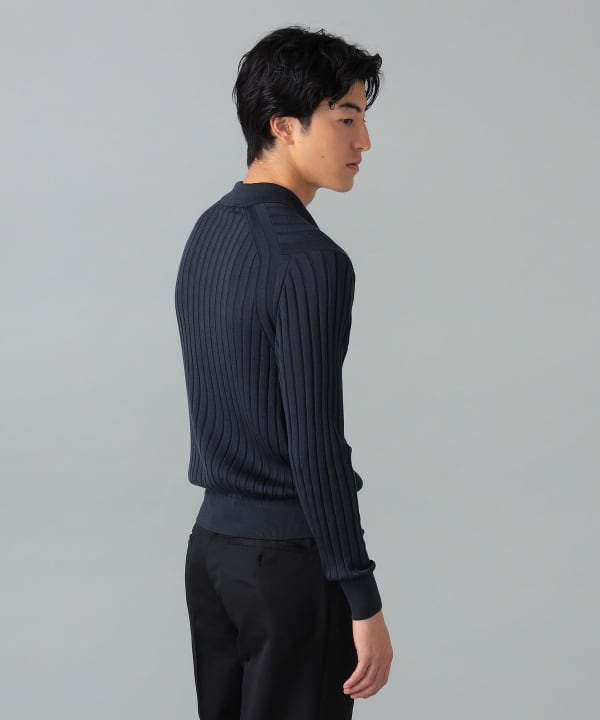 【別注】SLOANE / 絲質襯衫開襟衫 模特兒身高：183公分 尺寸：4