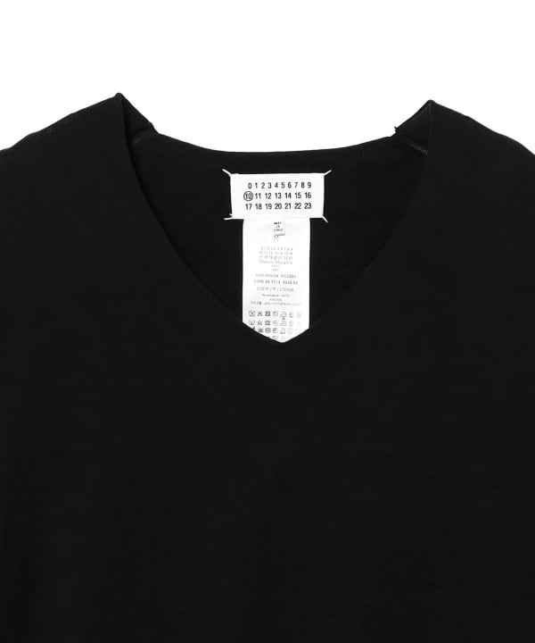 〈MEN〉Maison Margiela / コットン Vネック セーター