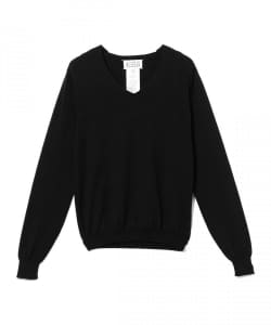 〈MEN〉Maison Margiela / コットン Vネック セーター