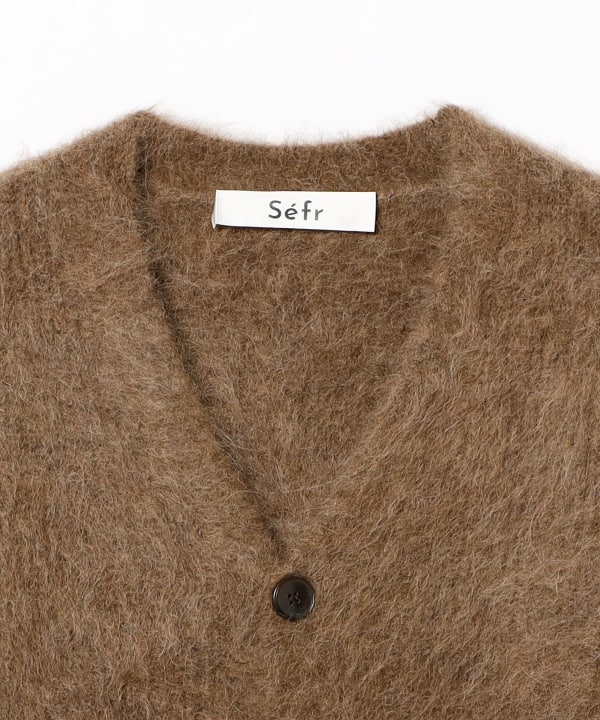 Sefr / LEE CARDIGAN アルパカ カーディガン