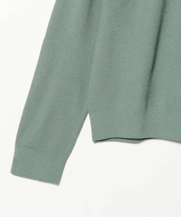 【EXCLUSIVE】〈MEN〉VEILANCE / CONIC ウールナイロン ハーブジップ ニット