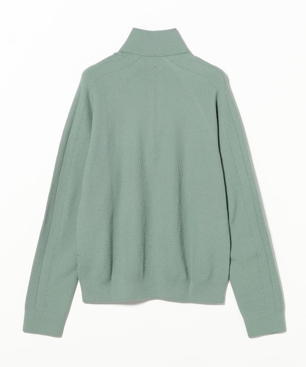 【EXCLUSIVE】〈MEN〉VEILANCE / CONIC ウールナイロン ハーブジップ ニット
