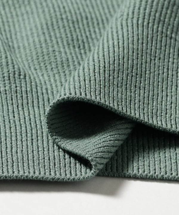 【EXCLUSIVE】〈MEN〉VEILANCE / CONIC ウールナイロン ハーブジップ ニット