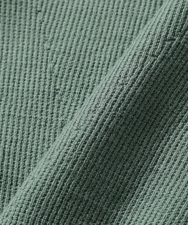 【EXCLUSIVE】〈MEN〉VEILANCE / CONIC ウールナイロン ハーブジップ ニット