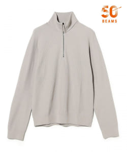 【EXCLUSIVE】〈MEN〉VEILANCE / CONIC ウールナイロン ハーブジップ ニット