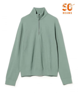 【EXCLUSIVE】〈MEN〉VEILANCE / CONIC ウールナイロン ハーブジップ ニット