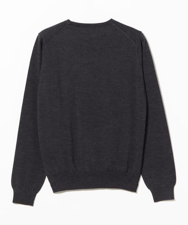 【別注】SLOANE / 30ゲージ ウール クルーネック ニット