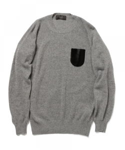 ▲MAISON FLANEUR / 別注クルーネック+ハラコポケット