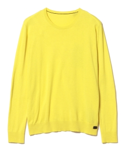 ▲991 / コットン カシミヤ クルーネックニット