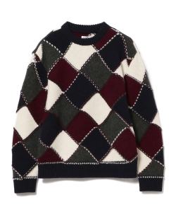 ▲COOHEM / アーガイルニット