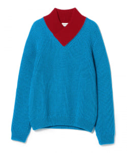 ▲NAMACHEKO / ABA Vネックニット