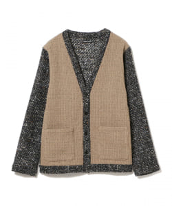 ▲FRANK LEDER / ミックスカーディガン