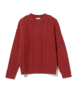 ▲Editions M.R / SCOTT メリノ ケーブルニット