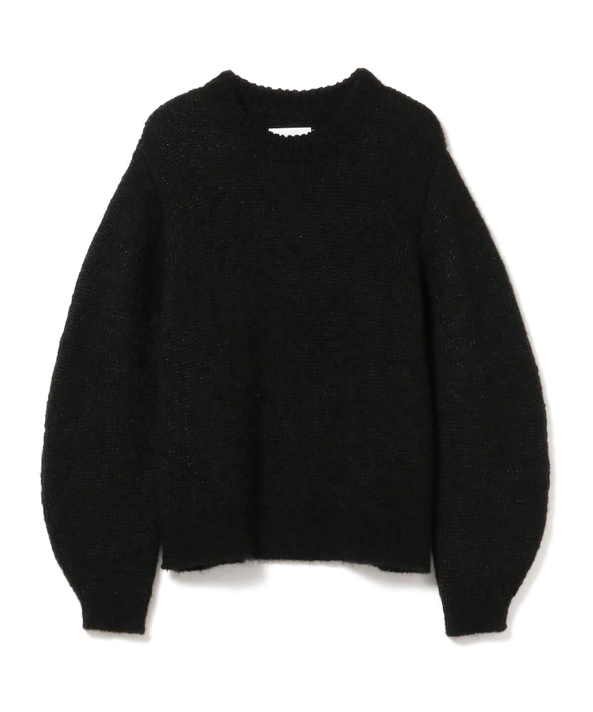 JIL SANDER ジルサンダー 20AW JSMR751008MRY2104802 サイドフリンジ チャンキー ローゲージ ニット ブラック系 44