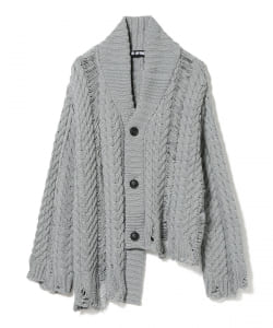 ▲LOUIS GABRIEL NOUCHI / アシンメトリーカーディガン