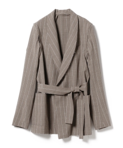 ▲＜MEN＞MAISON FLANEUR / ベルテッド ストライプジャケット